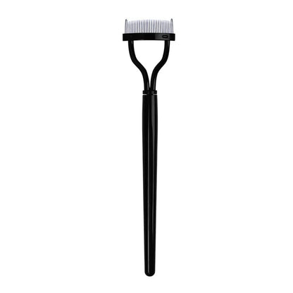 Eyelash Separator Metal Teeth Straight Eyelash Curler Beauty Makeup Stainless Eyelash Brush Comb Mascara Curl Makeup Tool