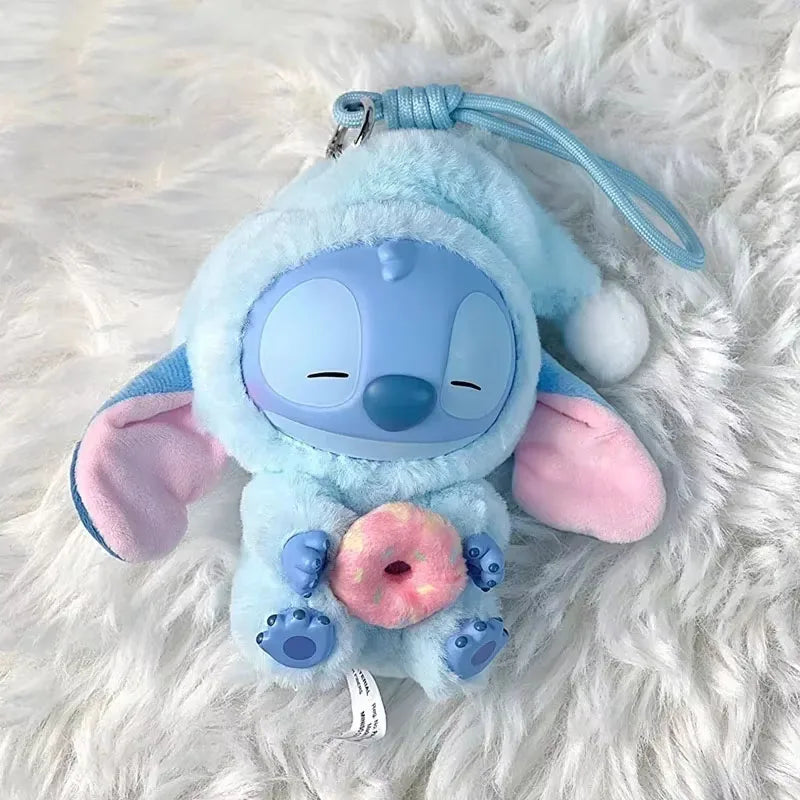 NEW Stitch Eat Something Before Sleep Series Blind Box Plush Dolls Pendant Cute Doll Ornament Mystery Box Surprise Toys Gifts