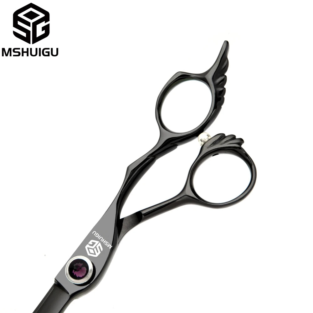 MSHUIGU professional barber Small size scissors 440C 5-5.5-6inch Multifunctional thinning shears Salon Tool Accessories
