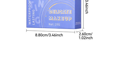 Life Girls Skin Tone Waterproof, Sweat-Proof Powder, Naturally Brightens, Conceals Concealer, Soft and Smooth, Natural and Transparent, Transparent Makeup, Self-Puff