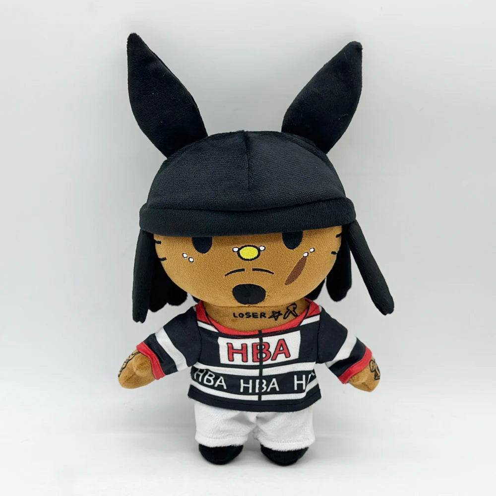New Hello Kitty Ken Carson Rapper Trippie Taylors Plush Toy Doll with Clothes Stuffed Soft Plush Toys Fans Collect Gifts