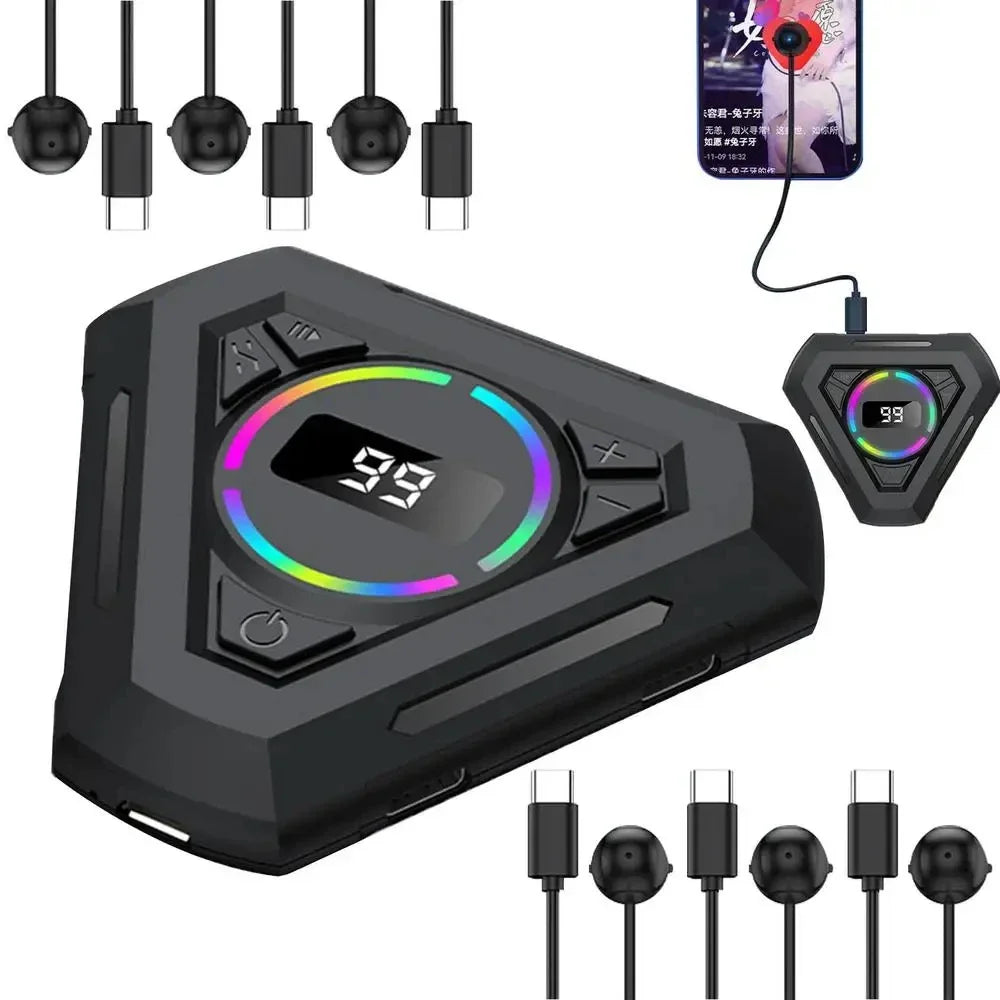 Mobile Phone Screen Auto Clicker Adjustable Speed Automatic Tapper Silent Screen Clickers for Games Live Broadcasts Likes Reward