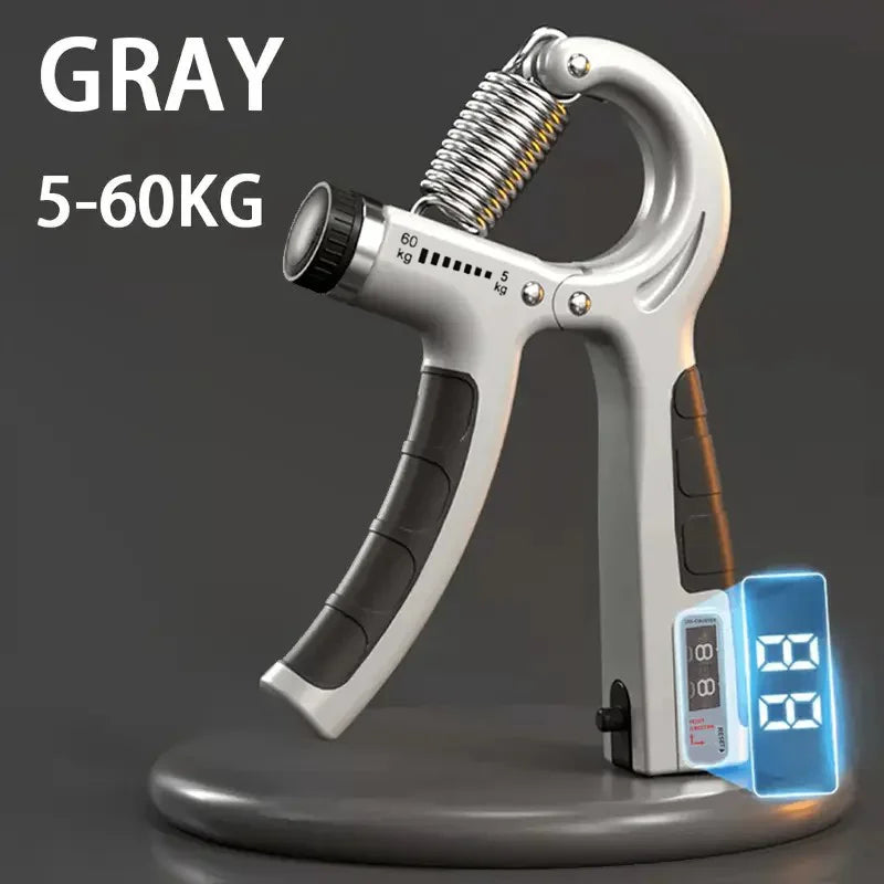 5-60kg Adjustable Hand Grip Strengthener Hand Grip Trainer With Counter Wrist Forearm And Hand Exerciser For Muscle Building
