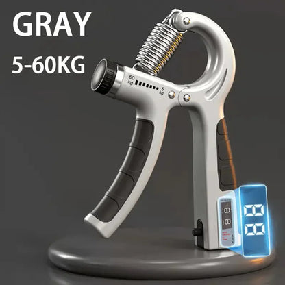 5-60kg Adjustable Hand Grip Strengthener Hand Grip Trainer With Counter Wrist Forearm And Hand Exerciser For Muscle Building