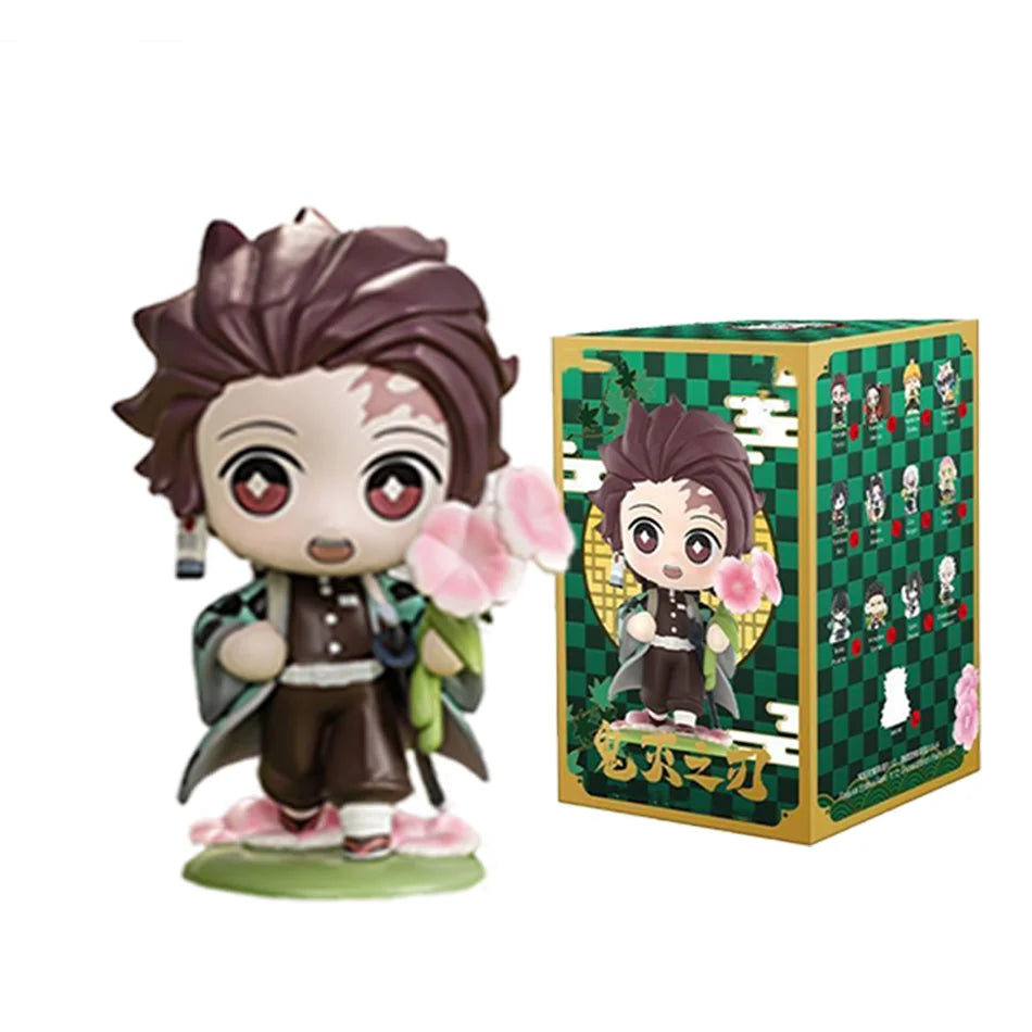 Demon Slayer Tanjiro Kamado & Nezuko Collectible Figure Blind Box - Official Bandai PVC Statue