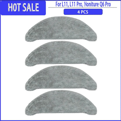 Hauptseitenbürste, Filter, Wischmopp, Staubbeutel für Imou L11 / L11 Pro / Honiture Q6 Pro / Laresar L6 Pro / Airrobo T10+ / Arnagar S8 Pro Ersatzteile