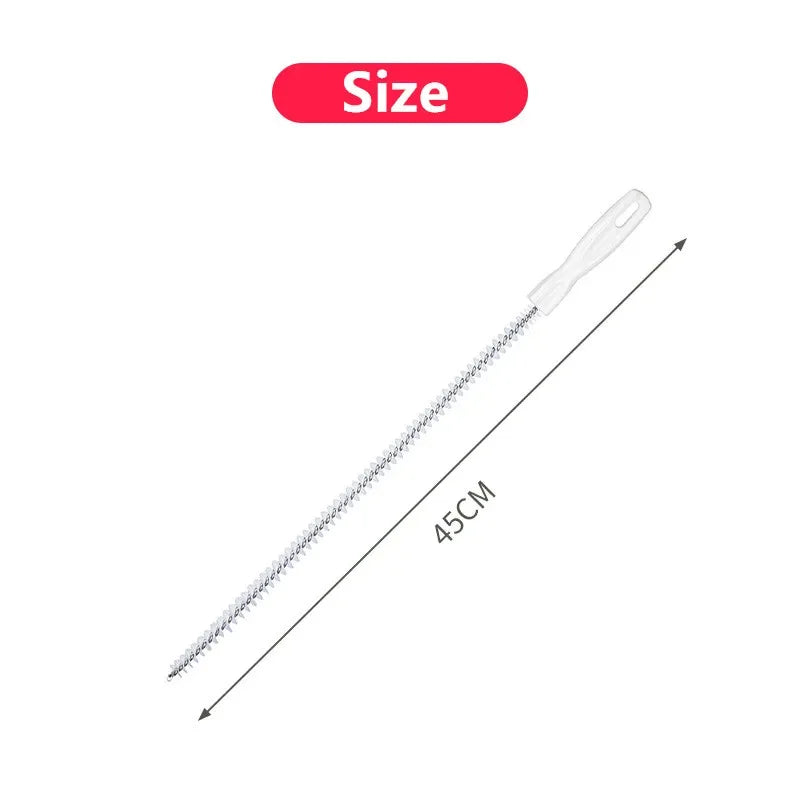 Pipe Dredging Brush Bathroom Hair Sewer Sink Cleaning Brush Drain Cleaner Flexible Cleaner Kitchen Clog Plug Hole Remover Tool