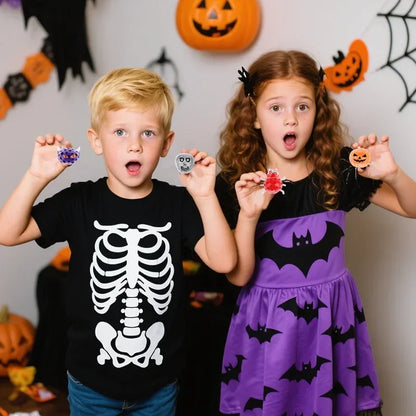 5/10/20Pcs Halloween Squeeze Ball Pumpkin Ghost Fidget Toy Kids Halloween Birthday Party Favors Trick or Treat Goodie Bag Filler