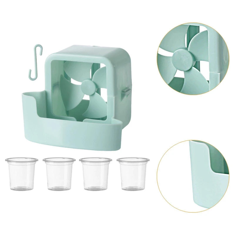 Summer Cooling Artifact Electric Fan Cooling Household Floor Fan Desktop Fan Clip-on Ice Cube