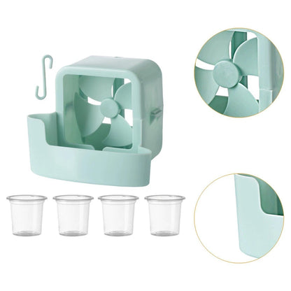 Summer Cooling Artifact Electric Fan Cooling Household Floor Fan Desktop Fan Clip-on Ice Cube