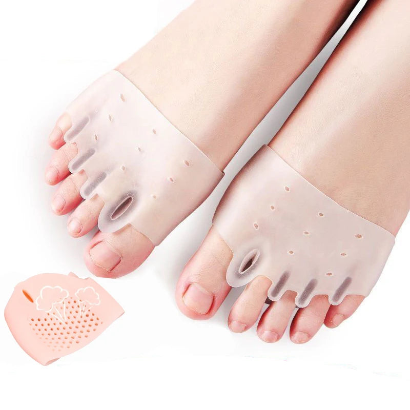 Silicone Toe Separator, Toe Spacer, Toe Stretcher, Thumb Eversion Correction Device, Forefoot Pad Protector