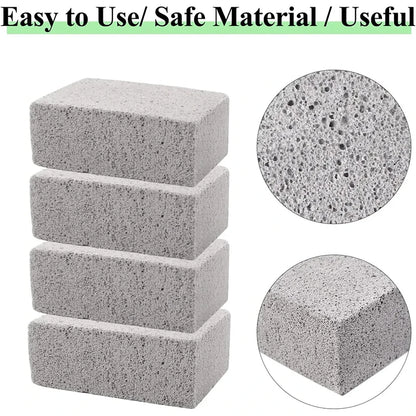 Cleaning Stone BBQ Cleaning Brick Small Grey Brick BBQ Grill Grill Plate Cleaning Tool Grease Cleaning Pumice Stone Kitchen Tool