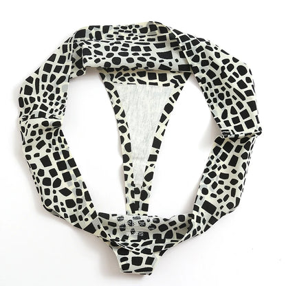 Giczi 3PCS/Set Women's Panties Fashion Leopard Thongs Woman Seamless Underwear Sexy Lingerie Breathable Cozy G-String Hot T-Back