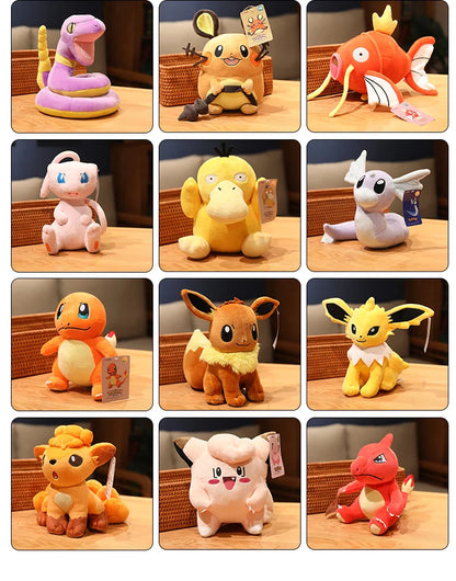 Pokemon Plush Stuff Toy Pikachu Charizard Doll Gengar Squirtle Plush Doll Espeon Glaceon Umbreon Soft Cartoon Toys Kids Gift