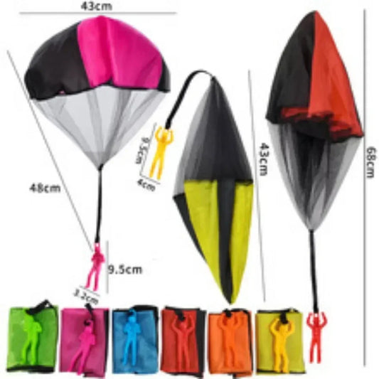 3/5/10 Pcs Fun Hand Throwing Soldier Parachute Outdoor Game Kids Birthday Party Festival Party Gift Reward Carnival Gift Pack