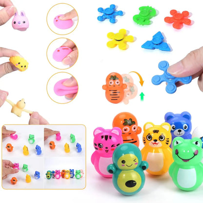 60/120 Pcs Pop Party Favor Toys for Kids, Fidgot Goodie Bag Stuffers, Treasure Box Toys, Pinata Filler, Gifts Classroom Prize