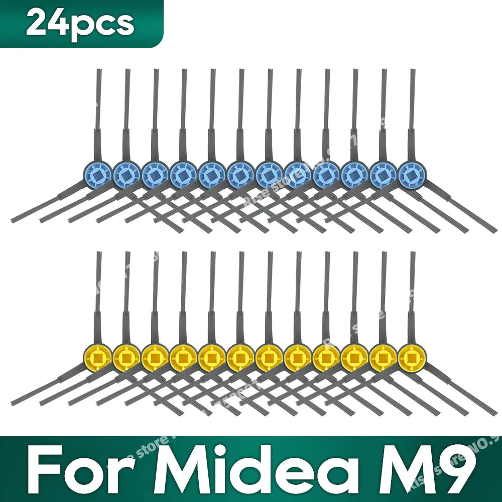 Compatible for Midea M9, EUREKA E10s, Obode A8 Vacuum Cleaner Accessories Main Side Brush Hepa Filter Mop Rag Replacement Parts