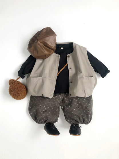 2025 Kids Clothes Solid Color Casual Long Sleeve T-Shirt 2-7Y Boys Girls Cotton Loose Basic Tee Children's Soft Undershirt Top