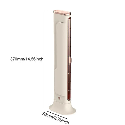 Desk Tower Fan USB Rechargeable Quiet Air Cooler Tabletop Air Conditioner Desktop Cooling Fan for Home Office Dormitory