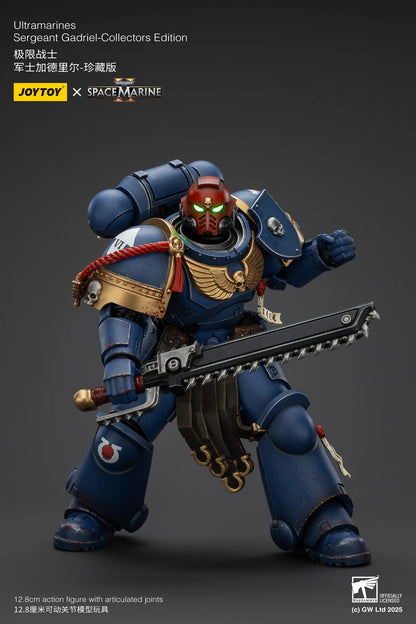 JOYTOY 1/18 Actionfigur 40K Ultramarines Lieutenant Titus Sergeant Gadriel Brother Chairon – Sammleredition