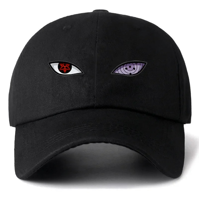 High Quality Anime NARUTO Eyes  Capsule Snapback Cap Cotton Baseball Cap For Men Women Hip Hop Dad Hat Bone Garros Dropshipping