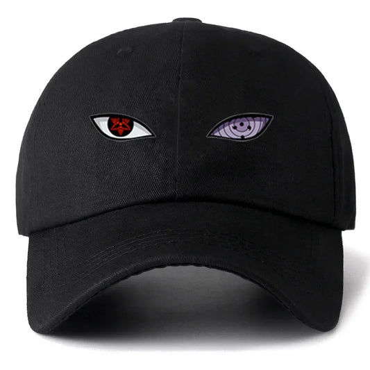 High Quality Anime NARUTO Eyes  Capsule Snapback Cap Cotton Baseball Cap For Men Women Hip Hop Dad Hat Bone Garros Dropshipping