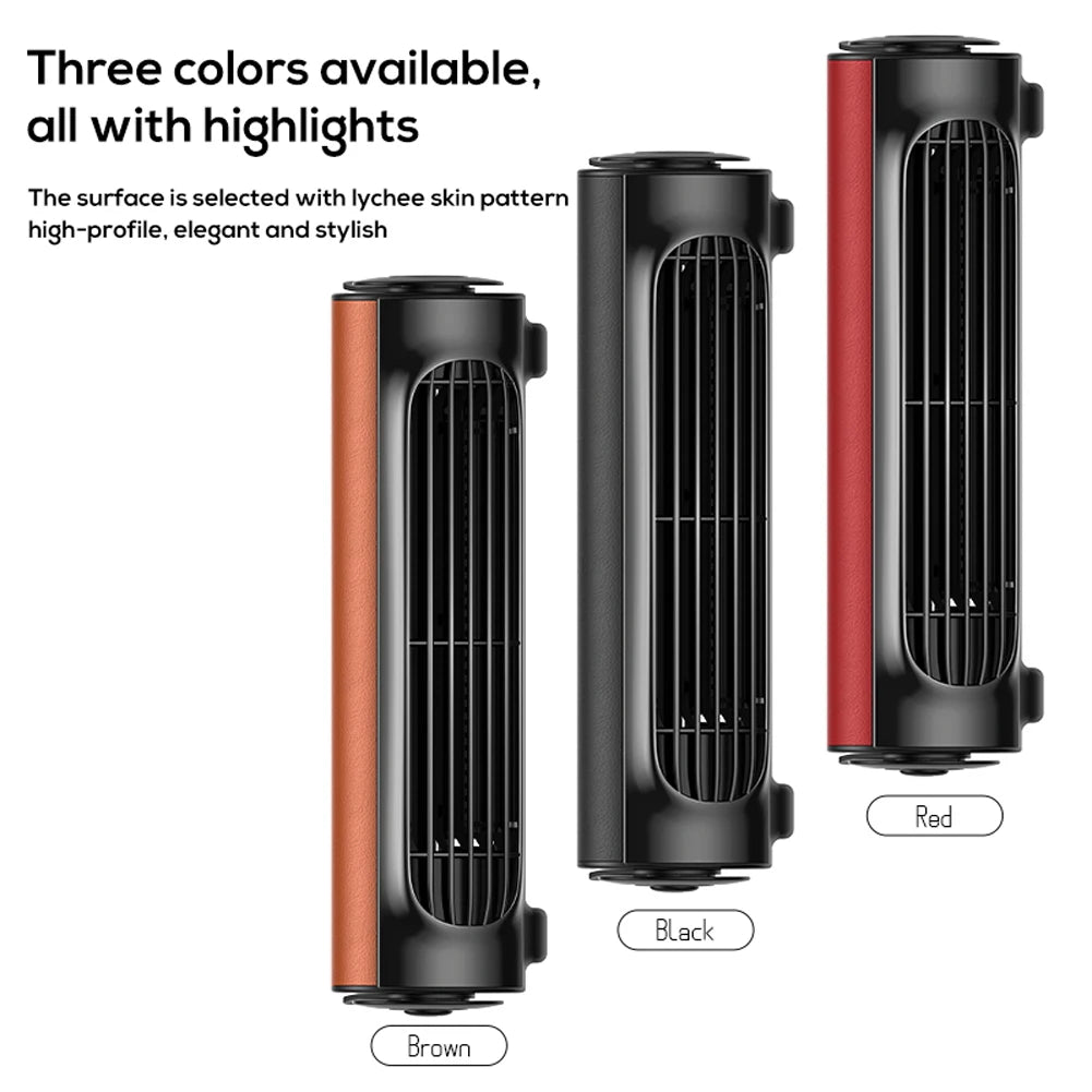 Portable Car Seat Fan USB Powered Low Noise Car Headrest Cooling Air Fan Car Seat Ventilation Fan for Front Rear Seat Passenger