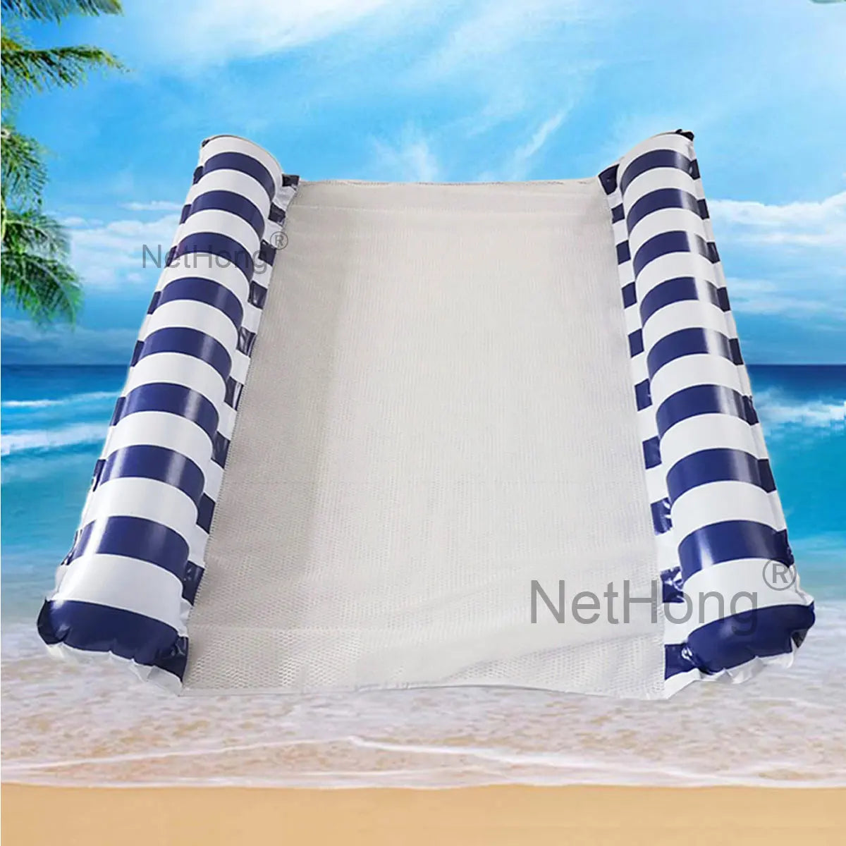 New Water Hammock Recliner Inflatable Floating Swimming Mattress Sea Swim Ring Swimming Pool Party Toy Recliner Swimming