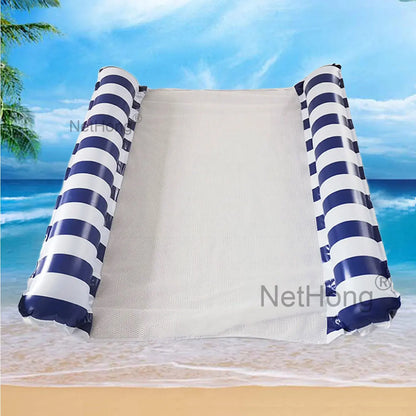 New Water Hammock Recliner Inflatable Floating Swimming Mattress Sea Swim Ring Swimming Pool Party Toy Recliner Swimming