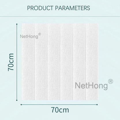 Waterproof Brick Stone Wallpaper Self Adhesive Vinyl Wall Decor Sticker 70*77cm