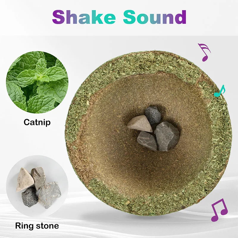 10cm Super Large Catnip Ball Lickable Natural Catnip Toys Self-Hi Relieving Stuffy For Cat Kitten Indoor Outdoor Playing Cat Toy