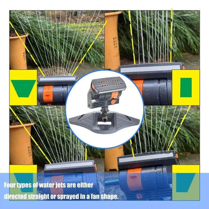 Compact Oscillating Garden/Lawn Sprinkler Automatic Watering UK~