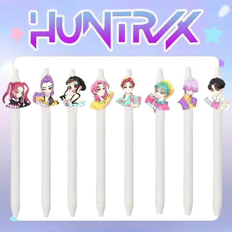 Demon Hunters Gel Pen Kpop Pen Hunter Ballpoint Pen Party Favors for Guest School Office Stationery Supplies Writing Tools
