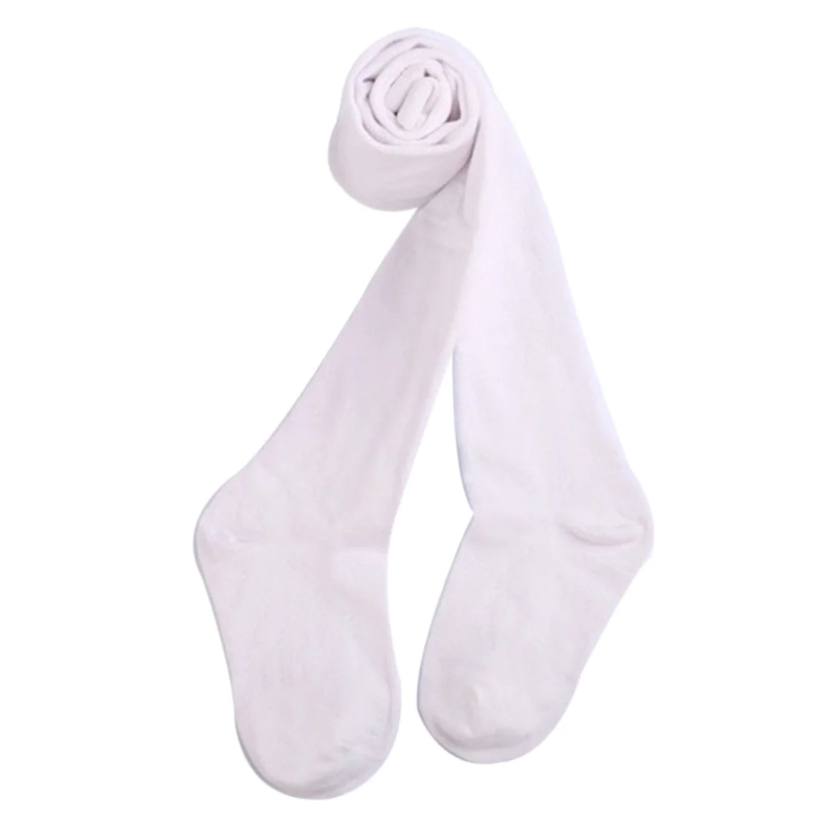 Girls Cotton Tights - Soft Elastic High Waist Pantyhose for Kids (0-7 Years)