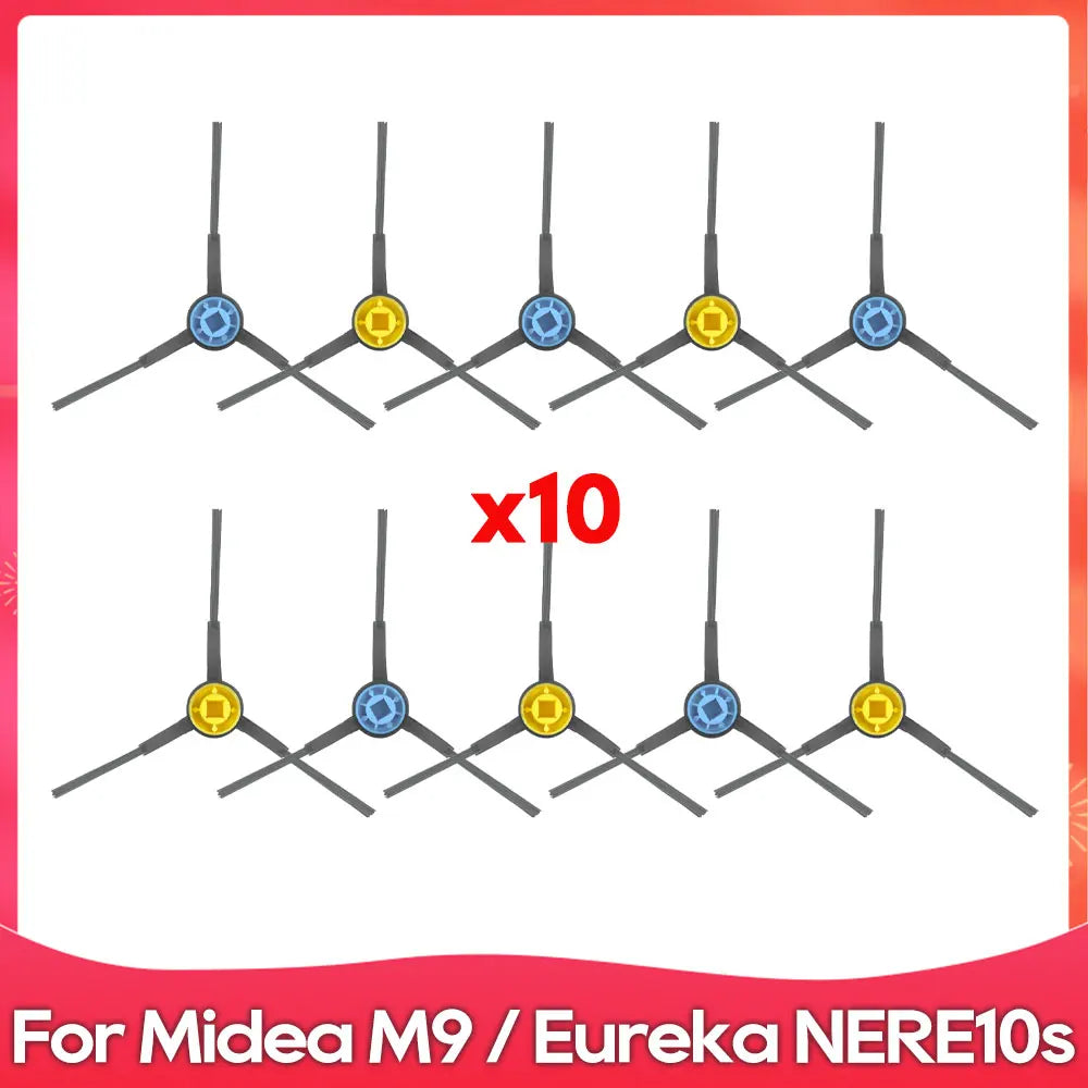 Compatible For ( Midea M9 / Eureka E20 Plus / NERE10s E10S / Obode A8 ) Spare Parts Accessories Main Side Brush Filter Mop Cloth