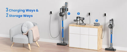 INSE S9X Cordless Vacuum Cleaner 45Kpa Stick Vacuum with LED Display 55min Runtime 4 Suction Modes Smart Adjustment Home Applian