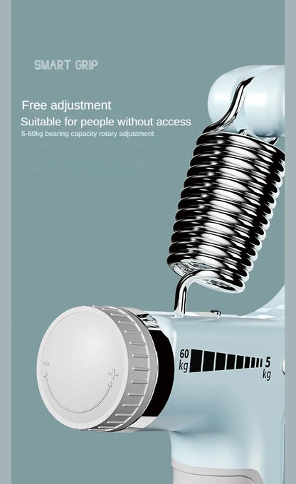 5-60kg Adjustable Hand Grip Strengthener Hand Grip Trainer With Counter Wrist Forearm And Hand Exerciser For Muscle Building