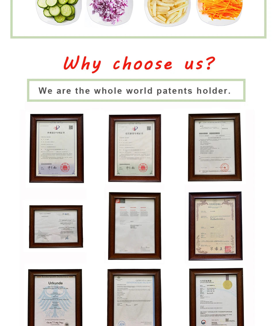 Mandoline Slicer for Kitchen, Kitchen Accessories, One for All Vegetable Slice, Food Chopper, Cutter, Dicer Fruit, French Fry, J