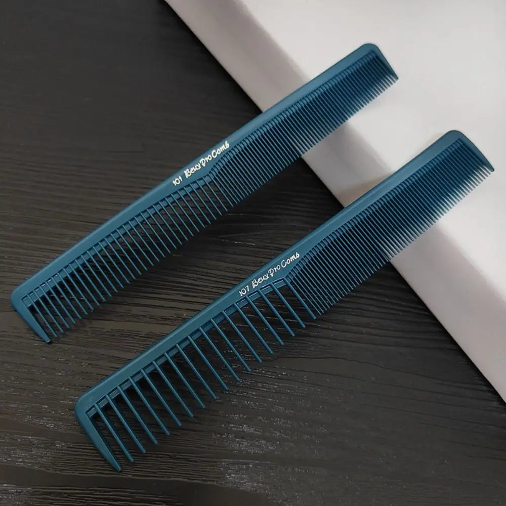 Plastic Pro Hairdressing Combs Anti-Static White Hair Cutting Comb Durable Anti-slip Straight Hair Brushes Barber