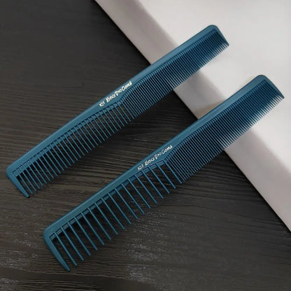 Plastic Pro Hairdressing Combs Anti-Static White Hair Cutting Comb Durable Anti-slip Straight Hair Brushes Barber