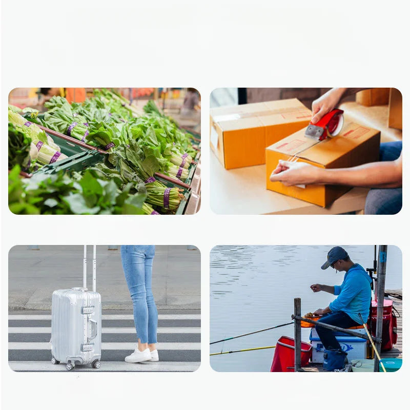 IHOYI Portable Electronic Scale, Household Small 50kg Portable Mini Spring Hook Weighing, High-Precision Luggage Weighing Device