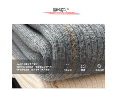 Girls with fleece leggings small children fall and winter thickened one body fleece outside wearing pants baby warm pantyhose