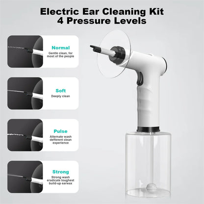 Electric Ear Cleaning Kit Ear Irrigation Flushing System Ear Wax Water Removal Safe Ear Wax Removal Ear Washer Effective Cleaner