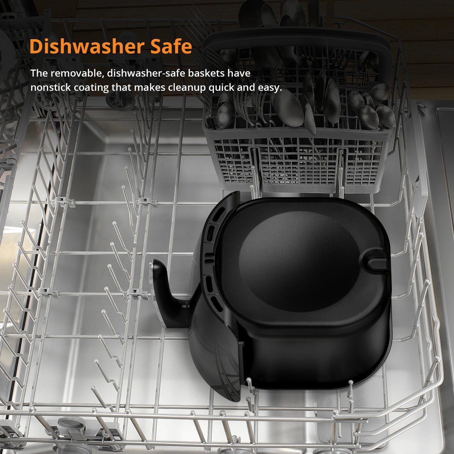 Air Fryer Oven Digital Large 7.7L Rapid Air Circulation,Air Fryers With Touch Screen Viewable Window Dishwasher Safe Accessories