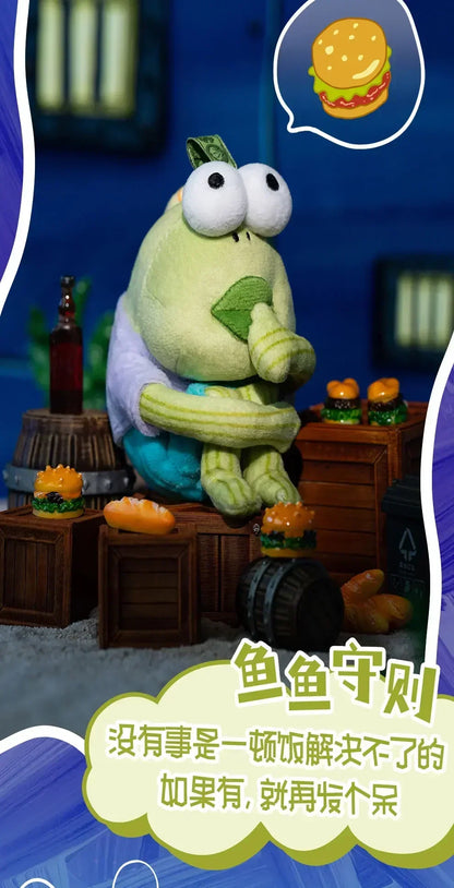 Genuine Bikini Botton Buddies Series Funny Plush Pendant Blind Box Trendy Doll Collection Cartoon Backpack Pendant Surprise Gift