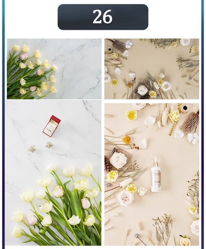 3D Double Sided Photography Backdrops 57*87cm Photos Background Props Product Food Photo Decoration Accessories Wallpaper