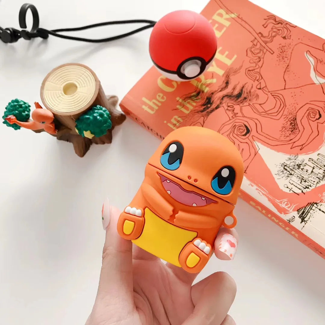 Cute Cartoon Eevee Squirtle Bulbasaur For Airpods 1 2 3 Pro Pro 2 Case Silicone Earphone Case Accessories Cover