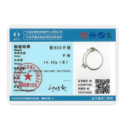 925 Sterling Silver Charm Bracelet - Leaf, Clover, Butterfly & Heart Design | 17-20cm Adjustable