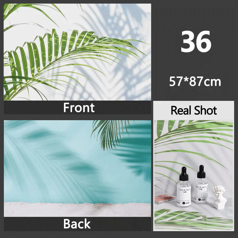 3D Double Sided Photography Backdrops 57*87cm Photos Background Props Product Food Photo Decoration Accessories Wallpaper