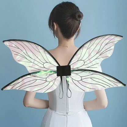 Butterfly Fairy Wings Costume Women Girls Princess Elf Angel Wing for Halloween Party Favor Cosplay Costume Dress Up Props